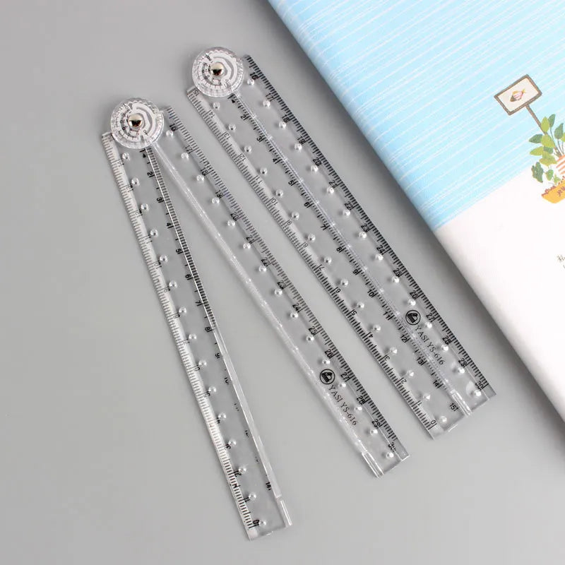 1pc Folding Acrylic Ruler -