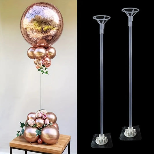 2/4pcs 35cm Paste Table Balloon Stand Balloon Holder Column