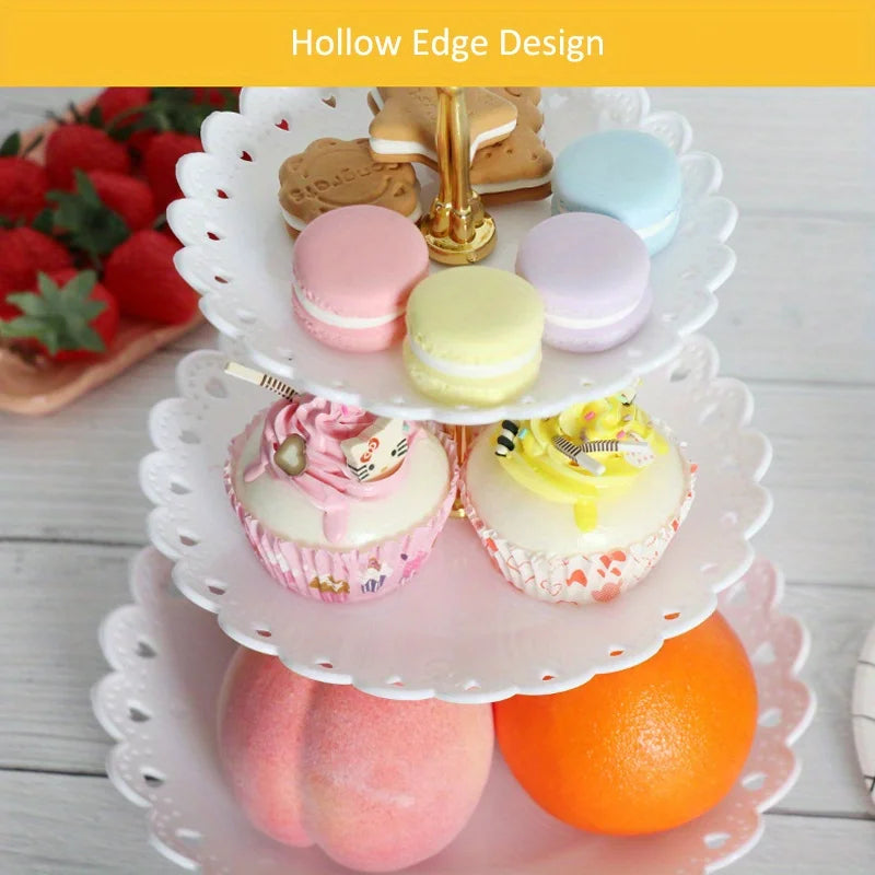 1PC European Three-layer Cake Stand