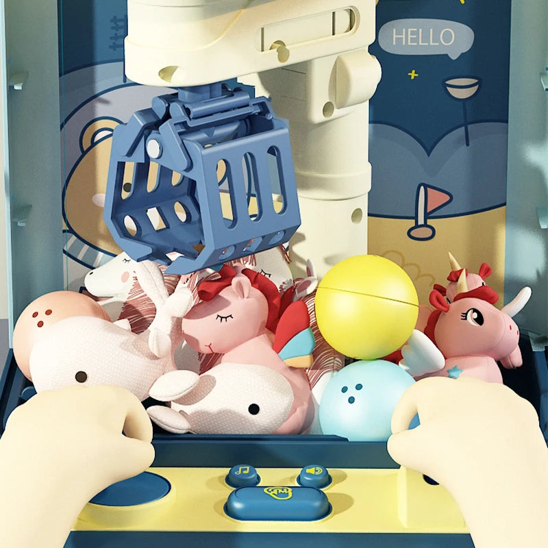 mini claw machine small clip doll machine home version candy