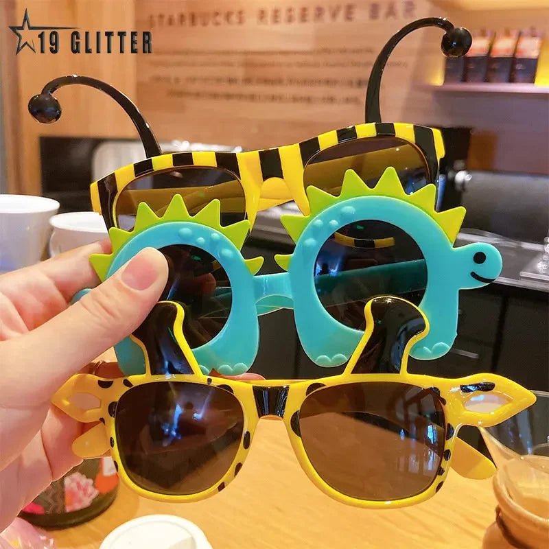 Summer Children Cute Dinosaur Cartoon Sunglasses