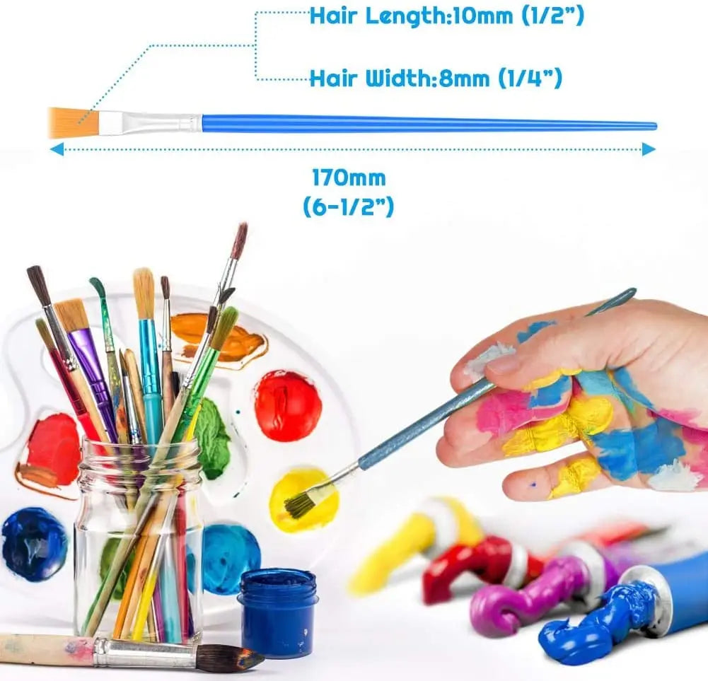 50Pcs Painting Brushes Set