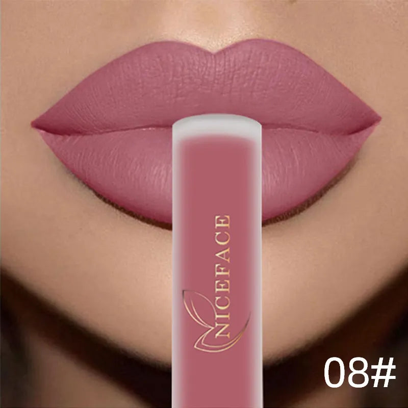 Nude Liquid Lipsticks Waterproof Velvet Matte Lip