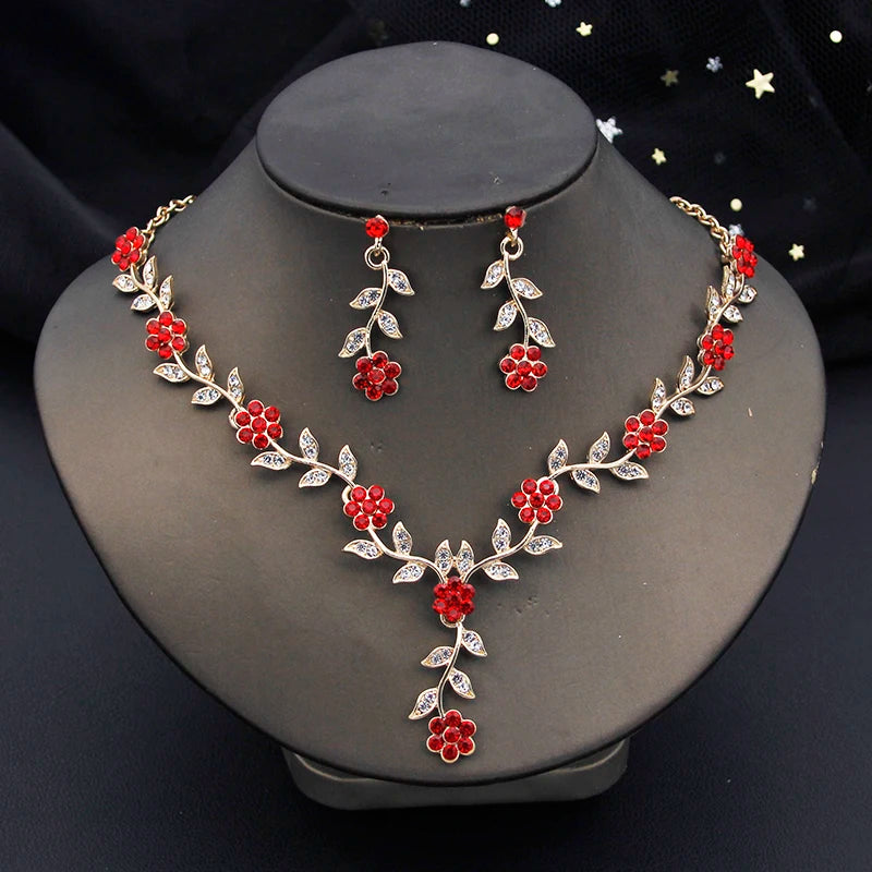 Rhinestone Bride Jewelry Sets for Women