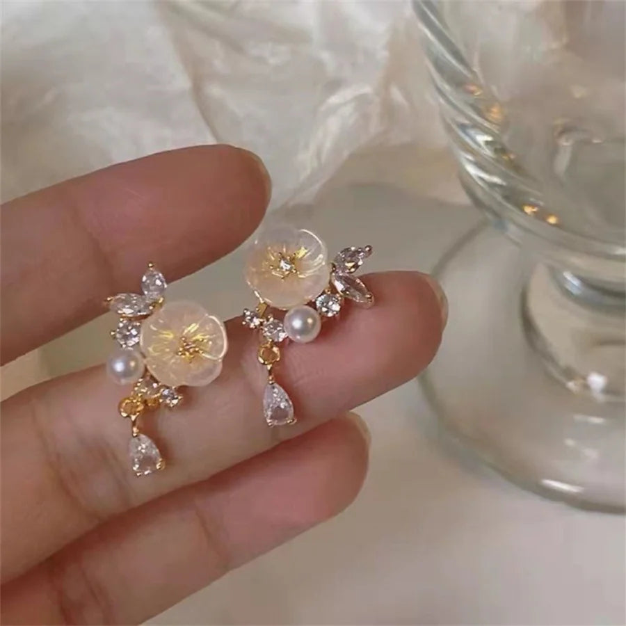 Trend Unique Design Elegant Exquisite Zircon Earrings