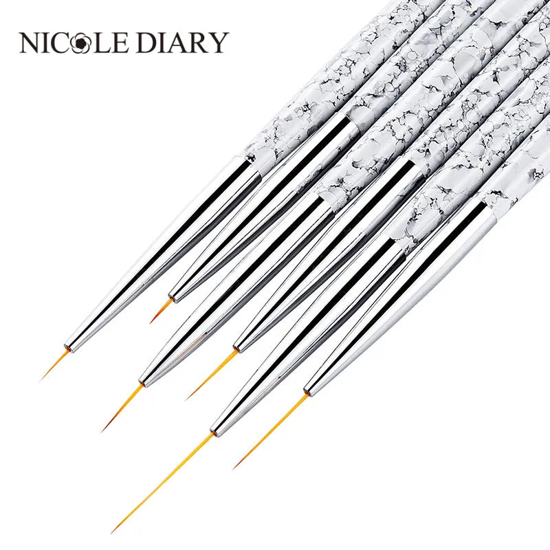 5/7/9mm 11/15/20mm Nail Brush Acrylic