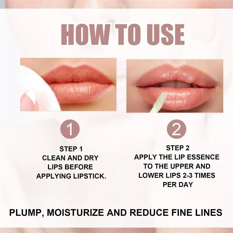 Lip Plump Serum Increase Lips Elasticity Instant Volumizing Essential Oil Reduce Fine Lines