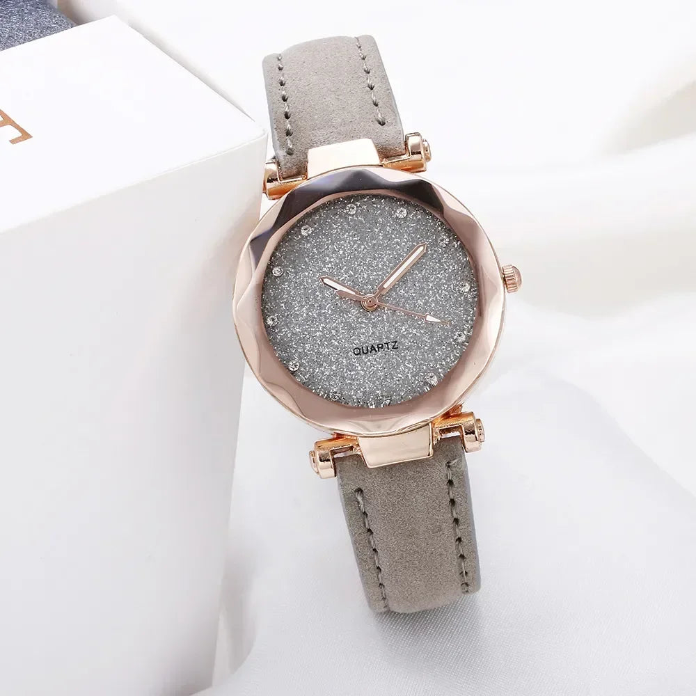 Women Pink Quartz Watch