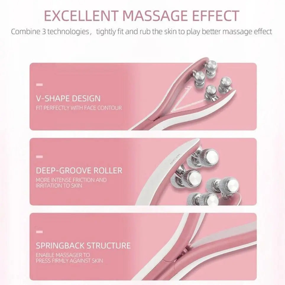 Face Massager Roller Y Shape Face Lifting Device V Face