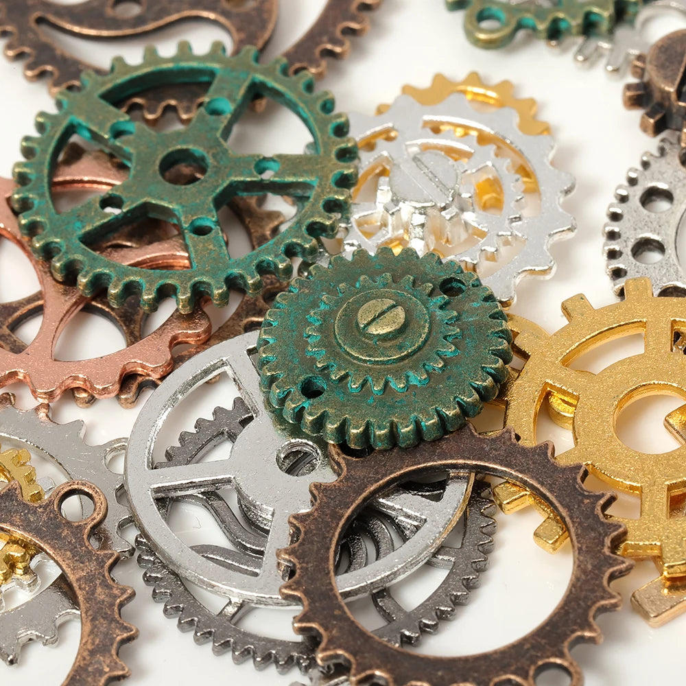 50g beautiful Steampunk Gears Cogs Jewelry Making