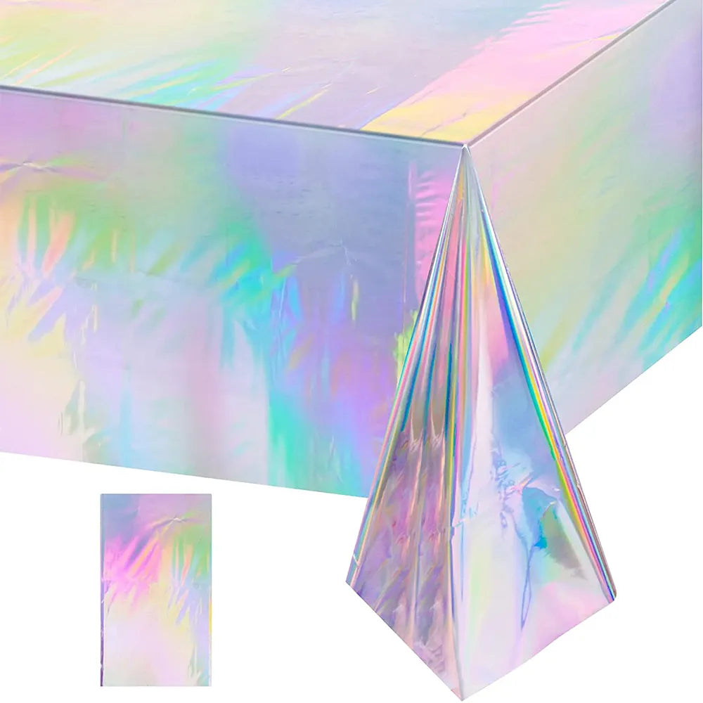 1-Piece Disposable Laser Rectangular Tablecloth