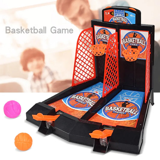 Kids toys two-player game finger ejection basketball