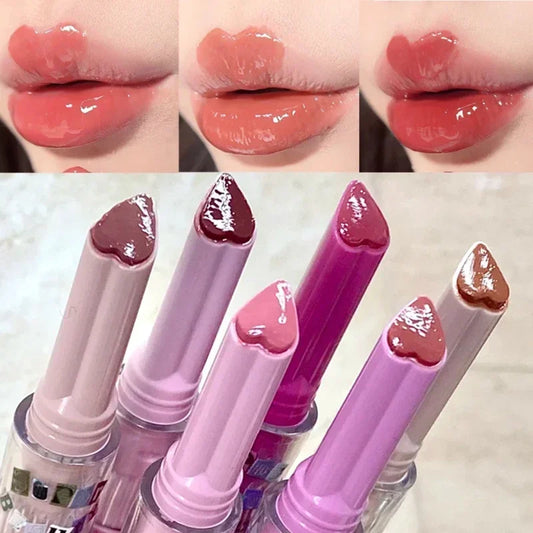 Jelly Mirror Lipstick Makeup Love Shape