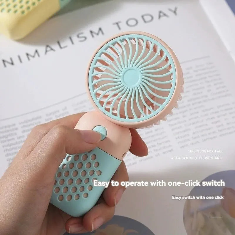 Cute Handheld Charging Fan