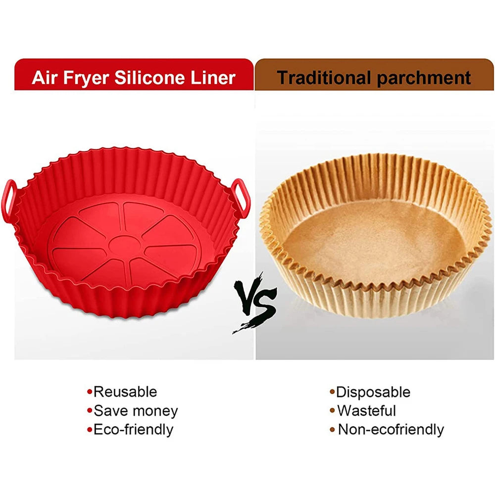 24/20cm Silicone Air Fryer Baking Basket