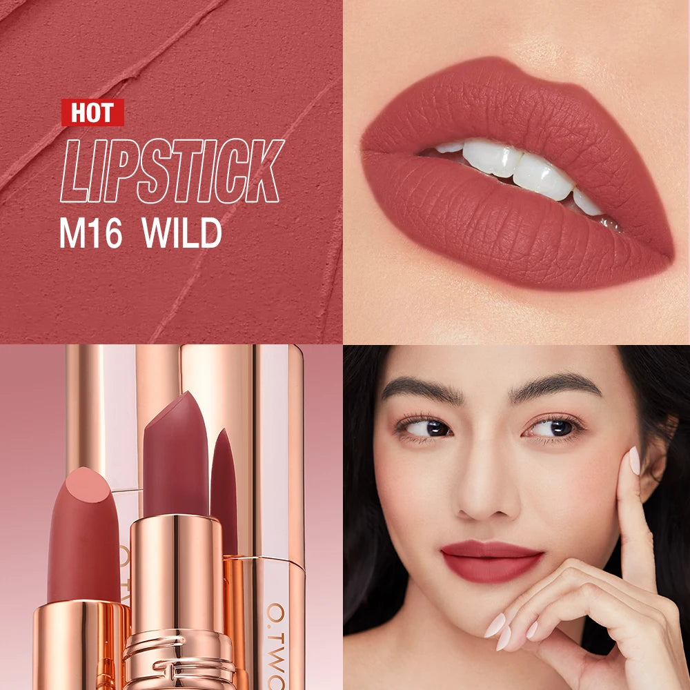 Matte Lipstick Long Lasting Waterproof Lip Stick Smudge