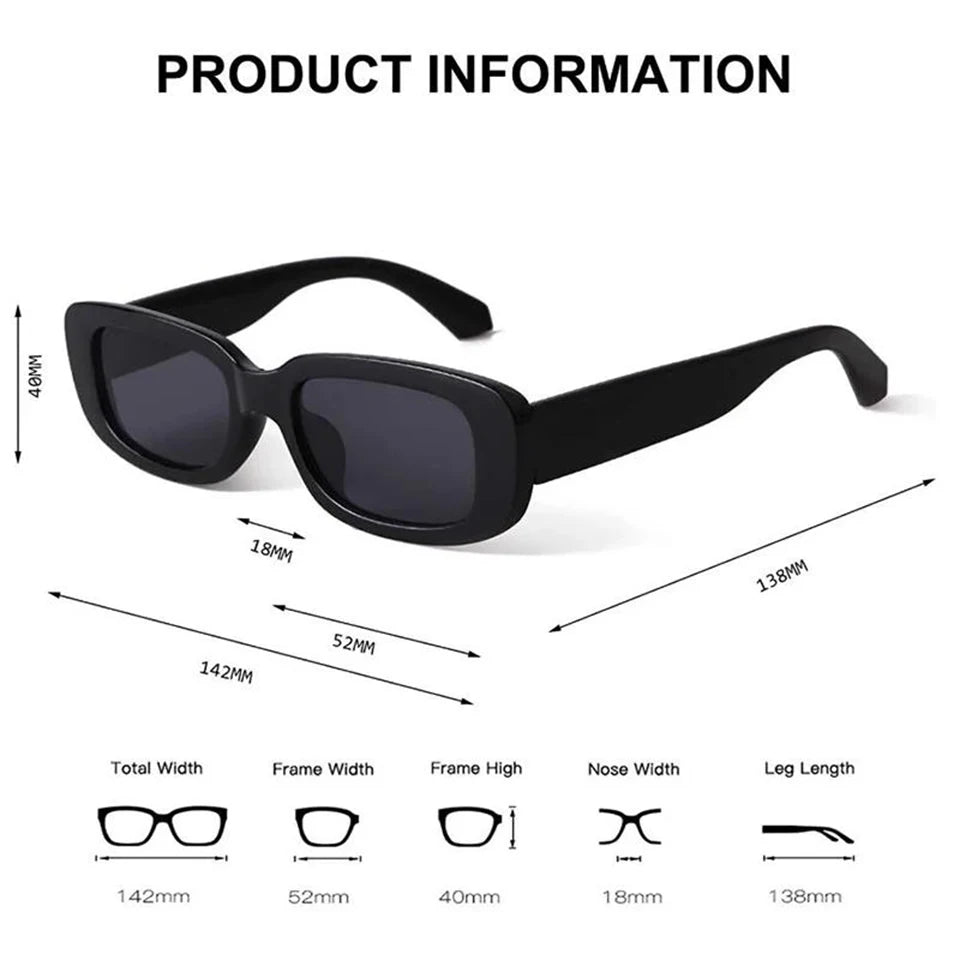 Retro Small Rectangle Sunglasses