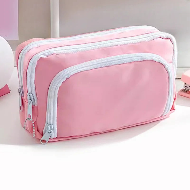 Large Capacity Aesthetic Pencil Bag School Case