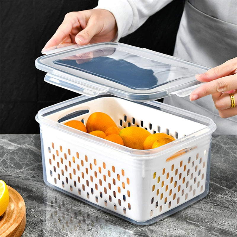 Refrigerator Storage Box Fridge Organizer