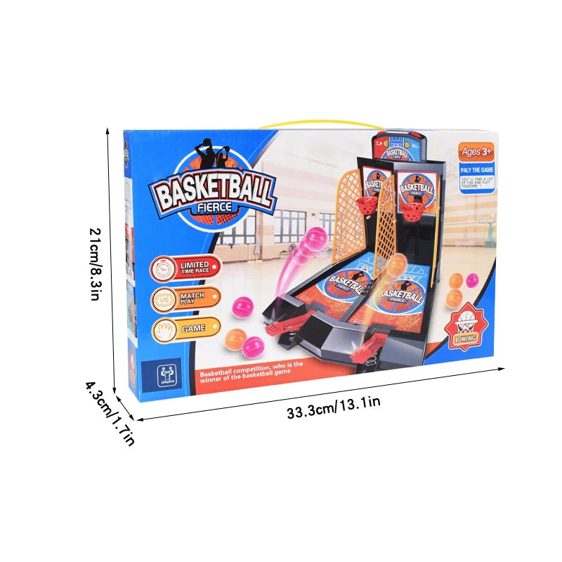 Kids toys two-player game finger ejection basketball