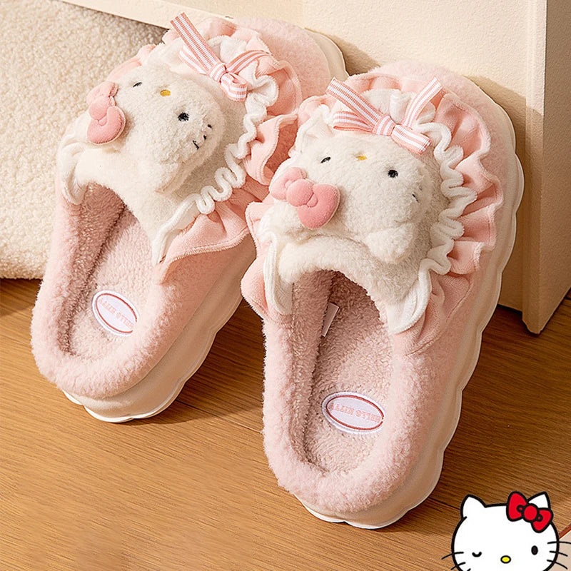 Hello Kitty Home Fuzzy Slipper