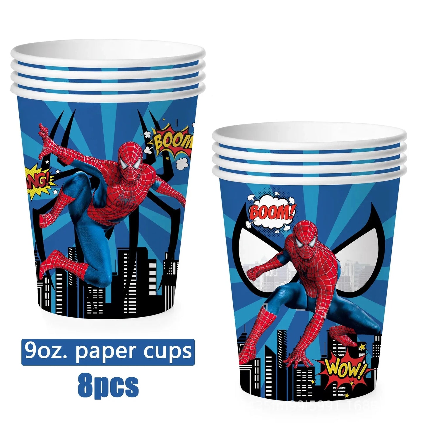 Spiderman Decoration Disposable Tableware