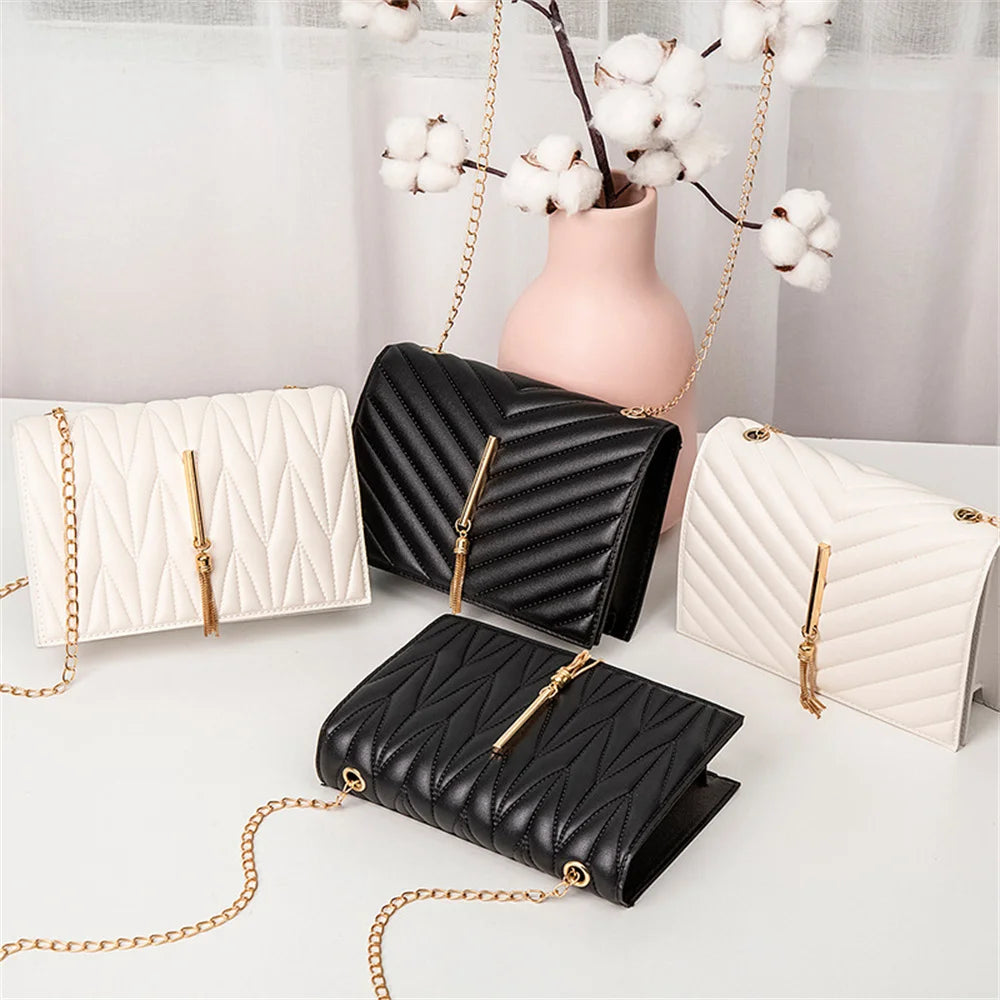 Fashion Tassel Flap Crossbody Bags