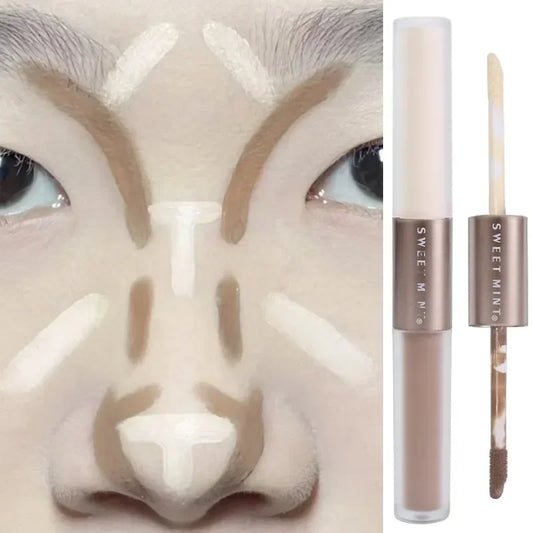 Double-ended Highlighting Contouring Stick 2-in-1 Concealer and contour