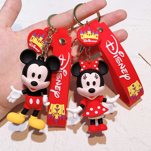 Cute Minnie Keyring Student Bag Hanging