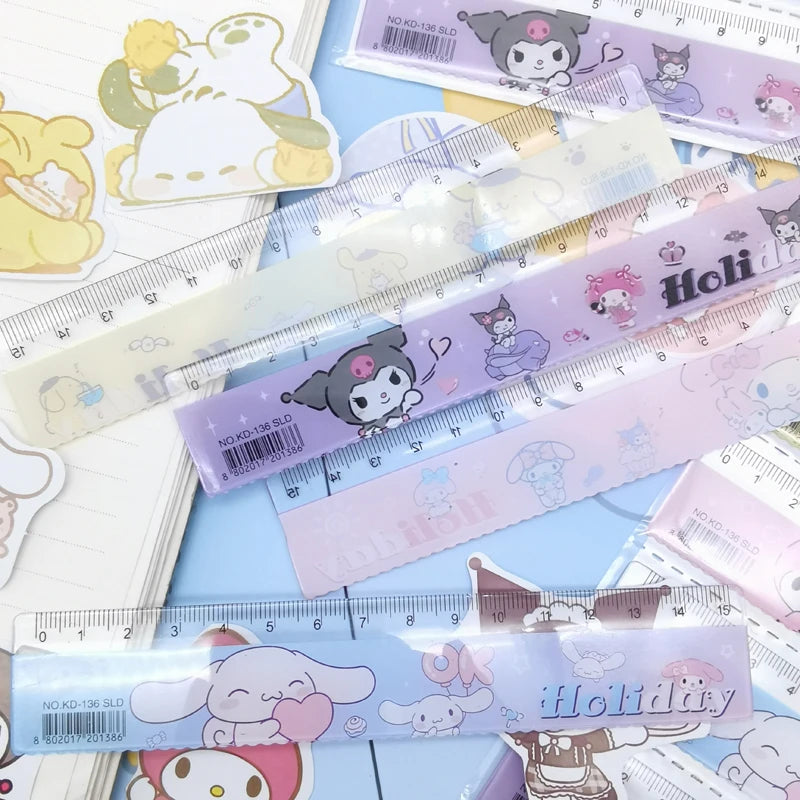 4PCS Sanrio  Ruler Hello Kitty