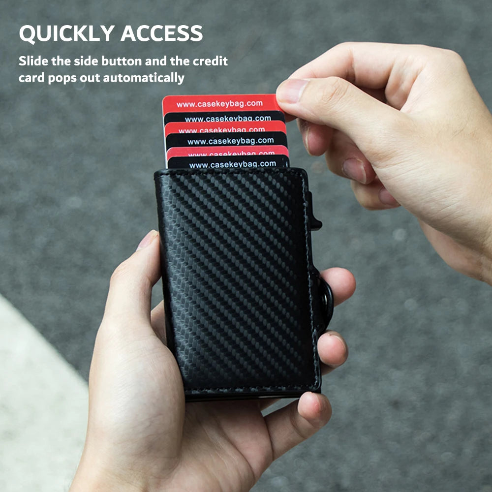 Carbon Fiber Protector Credit Card Holder