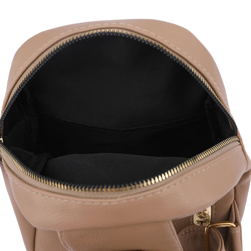 Women  Chest Bags Soft PU Leather