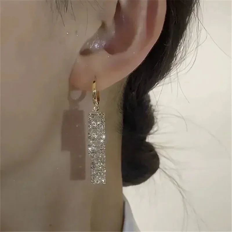 Trendy Unique Elegant and Exquisite Zircon Earrings