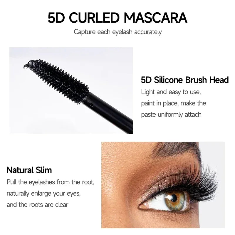 1 Piece 4D Silk Fiber Lash Curling Mascara Waterproof