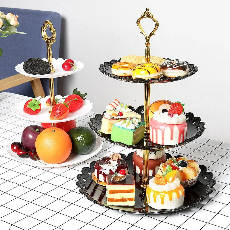 1PC European Three-layer Cake Stand