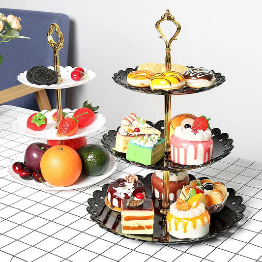 1PC European Three-layer Cake Stand