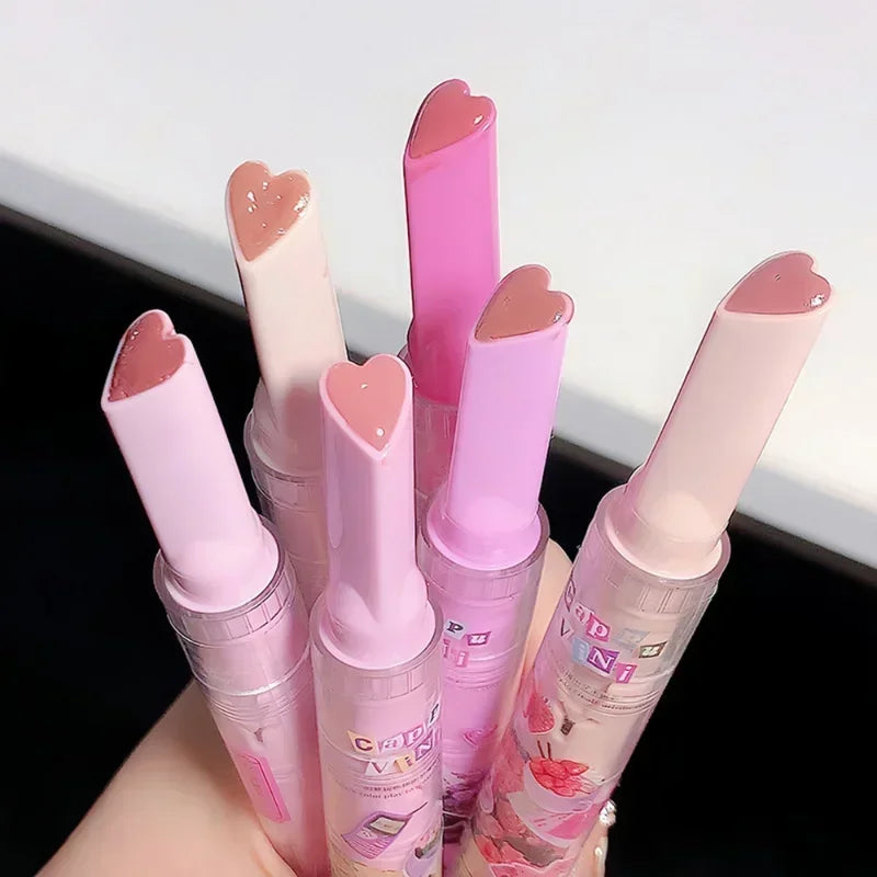 Jelly Mirror Lipstick Makeup Love Shape