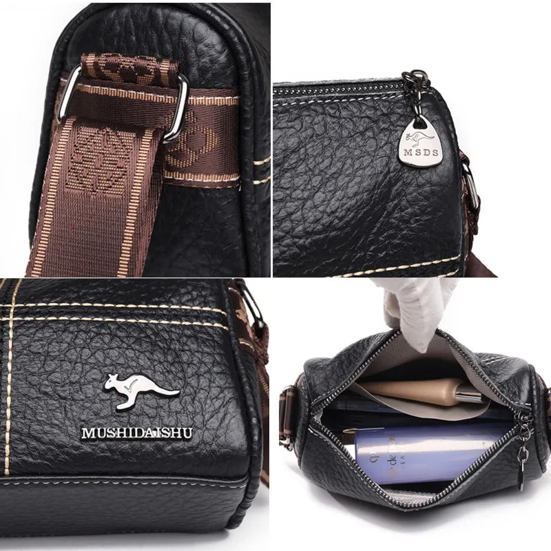 Luxury Brand Genuine Leather Shoulder Bag