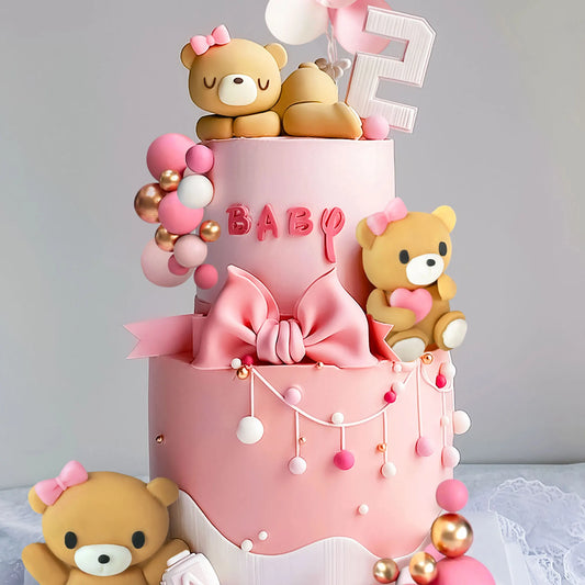 Luxury Big Teddy Bear Cake Decoration