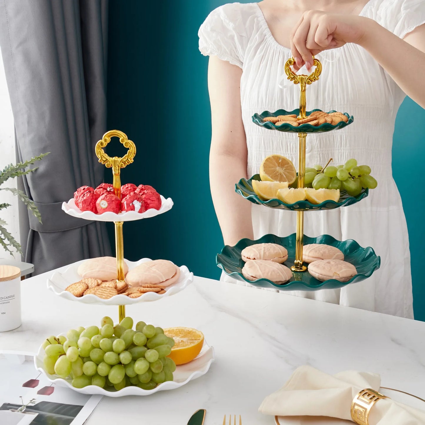 1PC European Three-layer Cake Stand