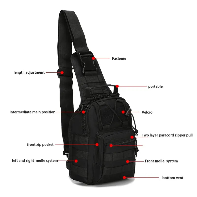 Military TacticalSport Travel Chest Bag