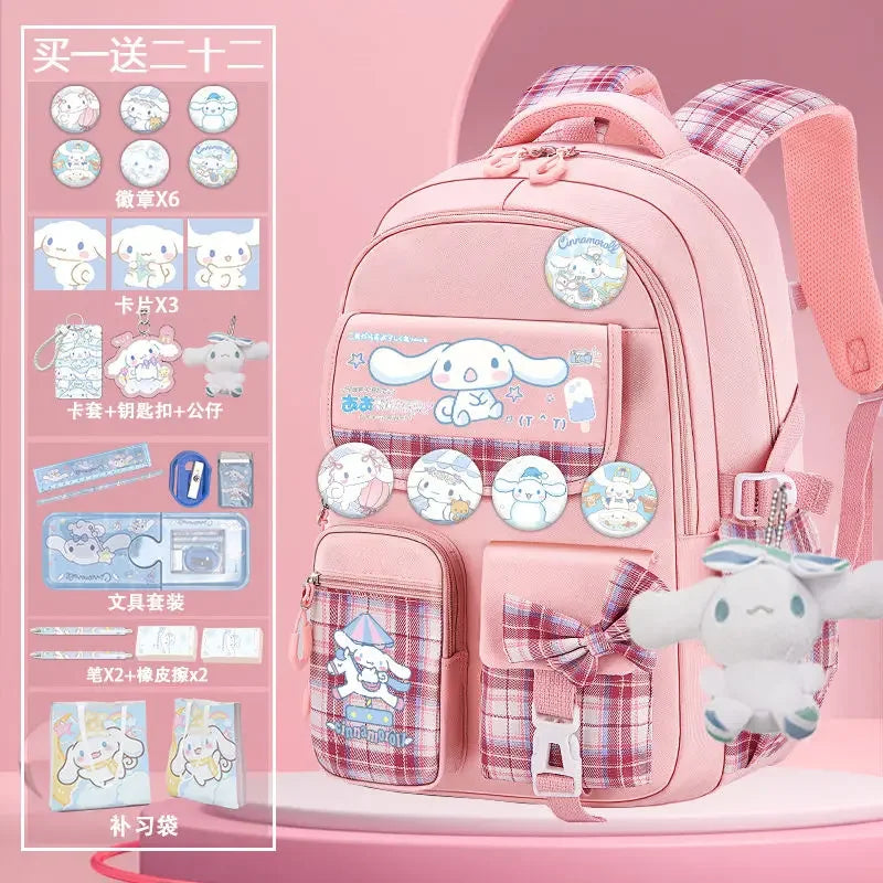 Sanrio Cinnamoroll Cute Fashion Printing Escuela Student Campus Backpack