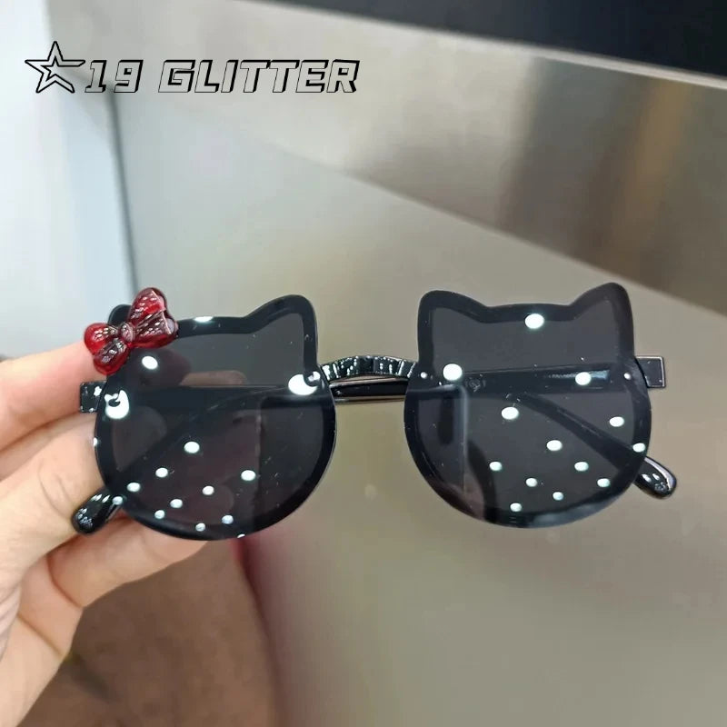 Summer Children Cute Kitty Sunglasses