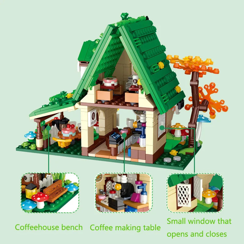 546-547PCS  Windmill House Building Blocks