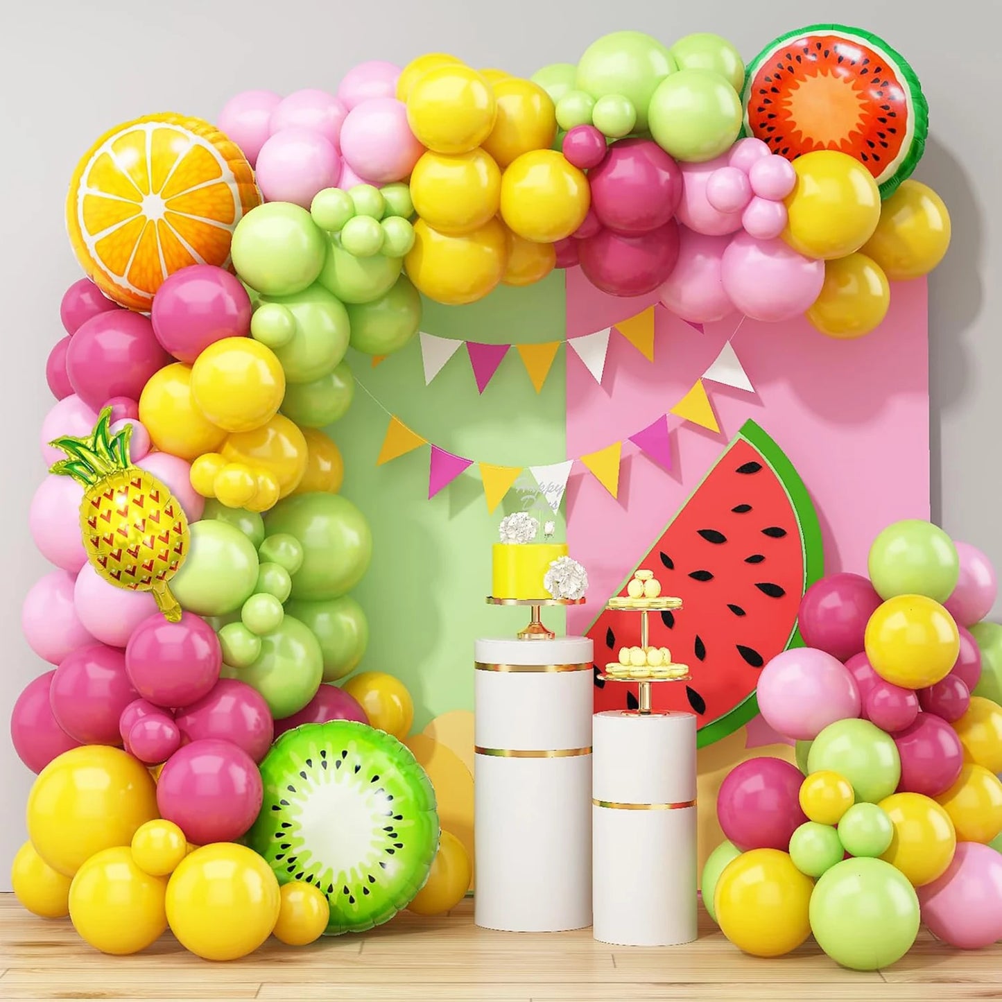 themed balloon wreath set,