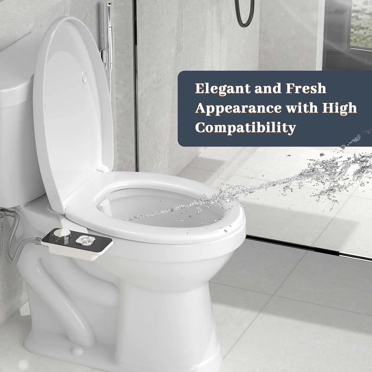 Toilet bidet accessory,