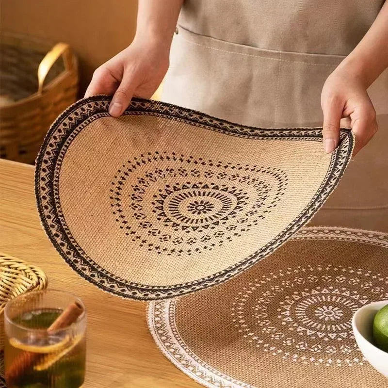 Boho Round Placemat 15 Inch,