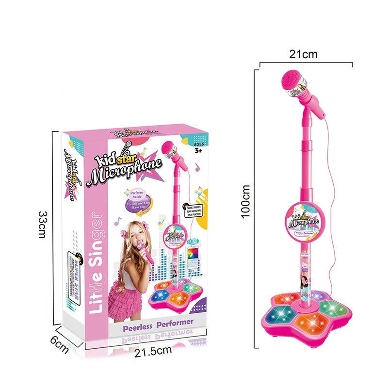 Kids Microphone with Stand Karaoke Song