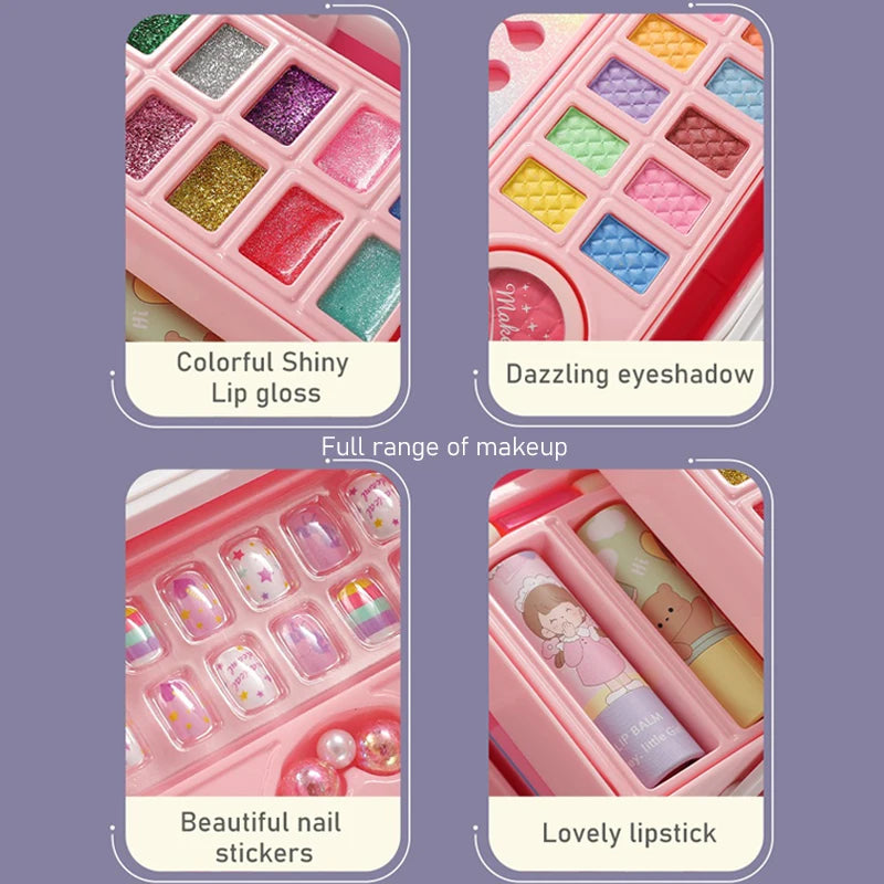 Kids Makeup  49 Pcs Washable Makeup Kit