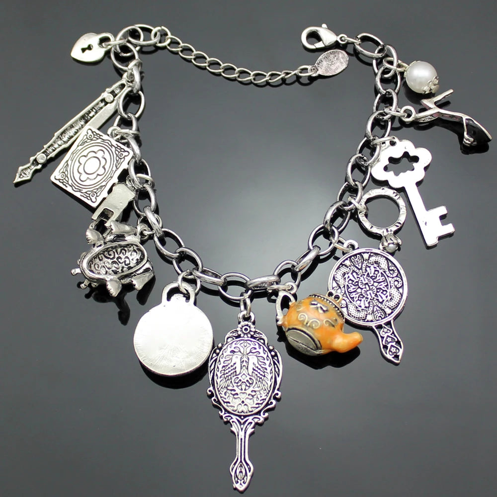 Wonderland Mirror Charms Beads Chain